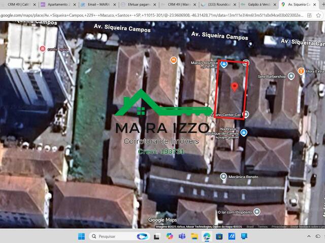 #296 - Terreno para Venda em Santos - SP - 1